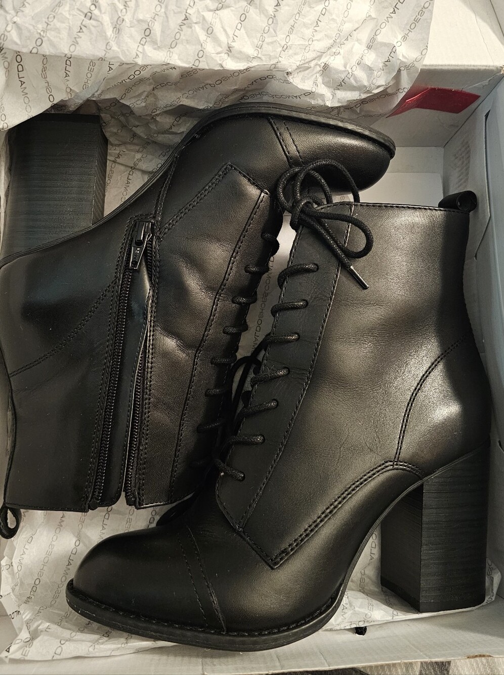 Aldo Lace Up Boots Size 8
